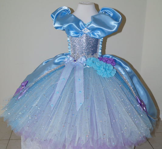 Disney Princess Blue and Lilac Cinderella Tutu Dress