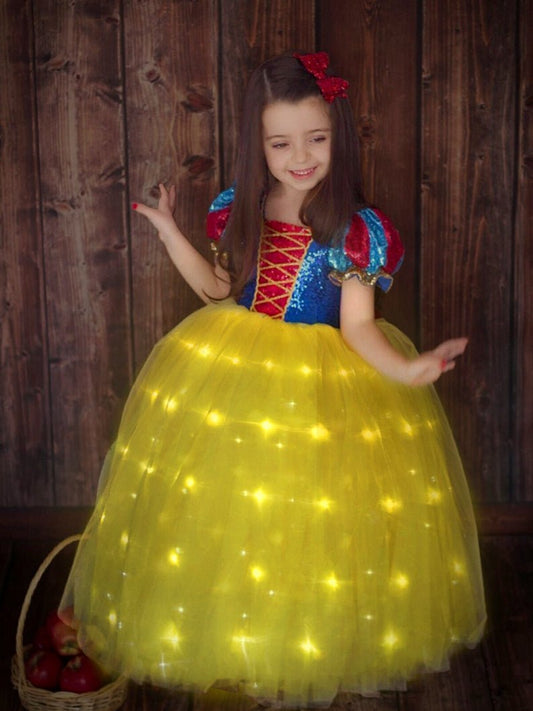 Snow Sparkling LED Costume 3T-9Y
