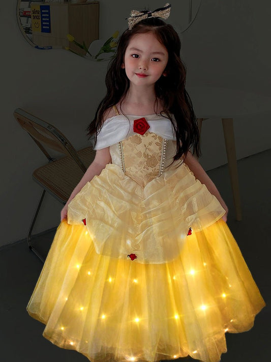 Long Floor LED Fancy Dress