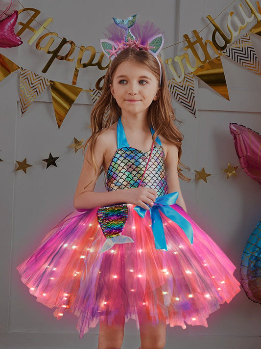 Birthday Party Light up  Princess Dress
