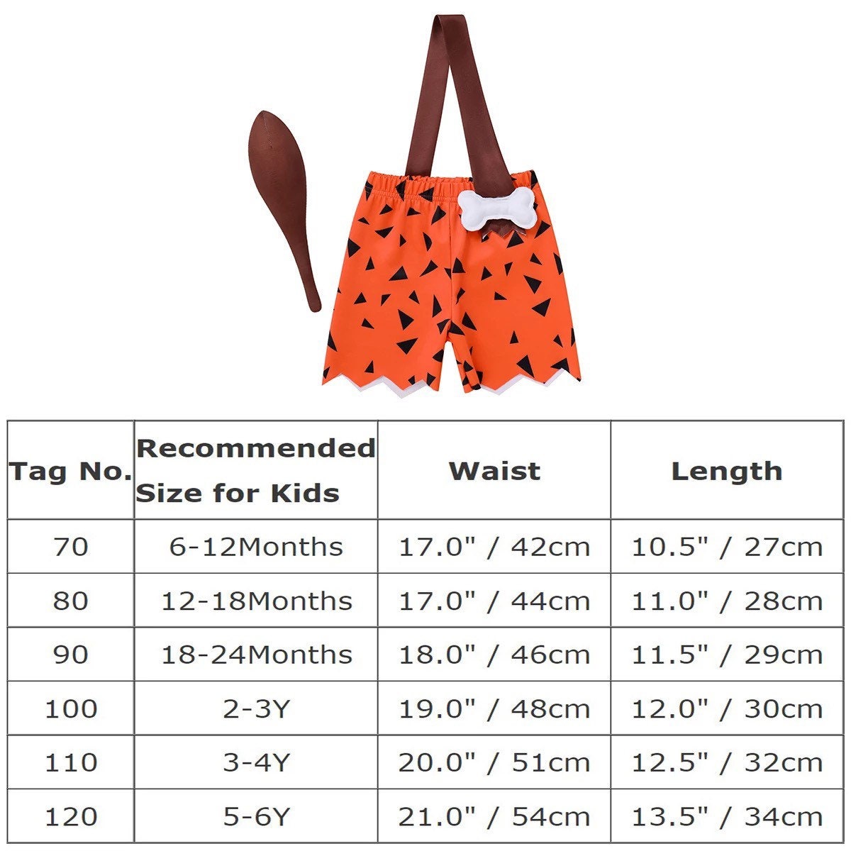 Baby Pebbles Flintstone Costume Historical Stone Age Cave Man Outfits for Baby Girls Boys Caveman Cavegirl Party Photo Shoot