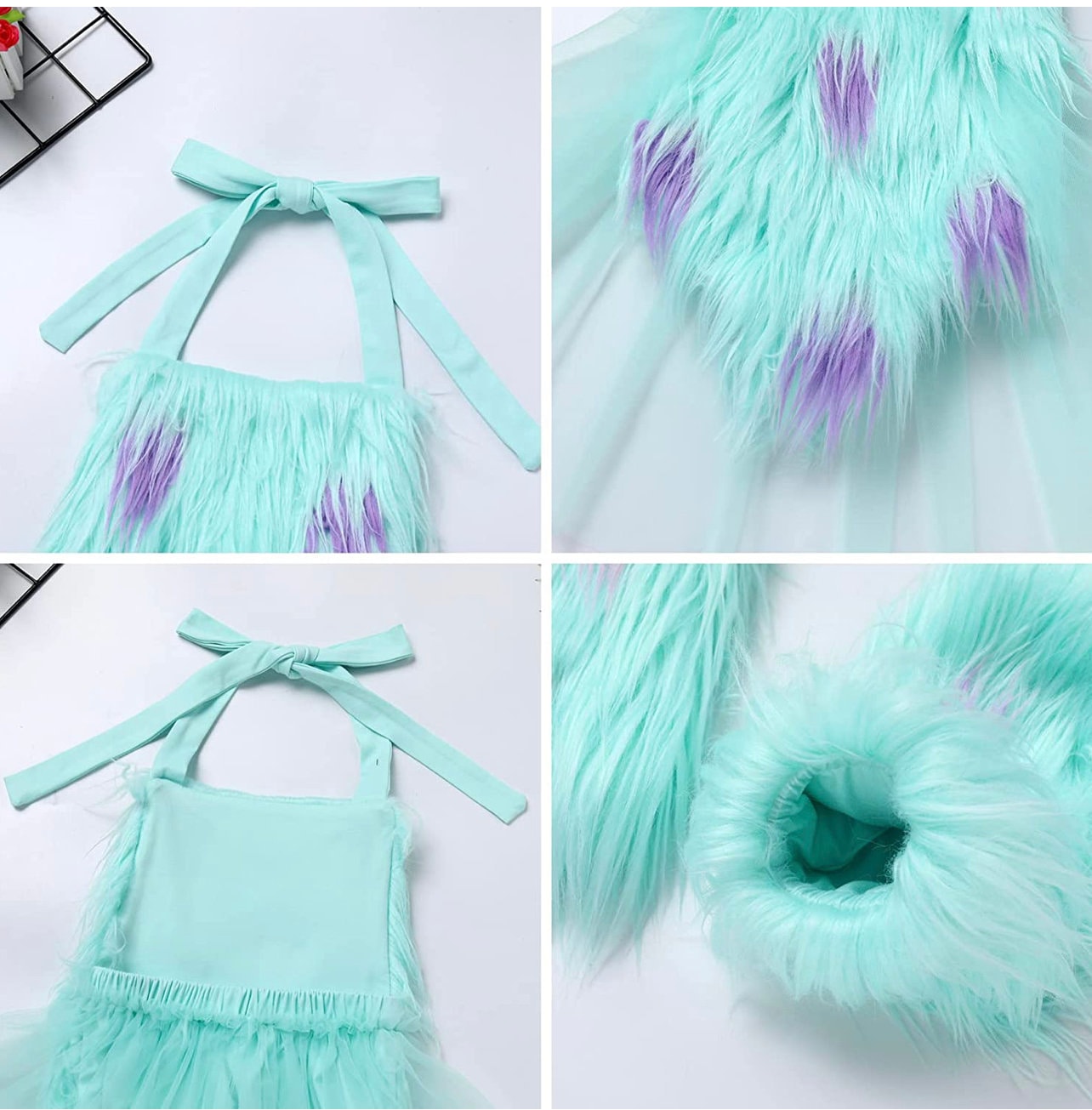 Monsters Inc Sully inspired Baby Costume with Leg Warmers