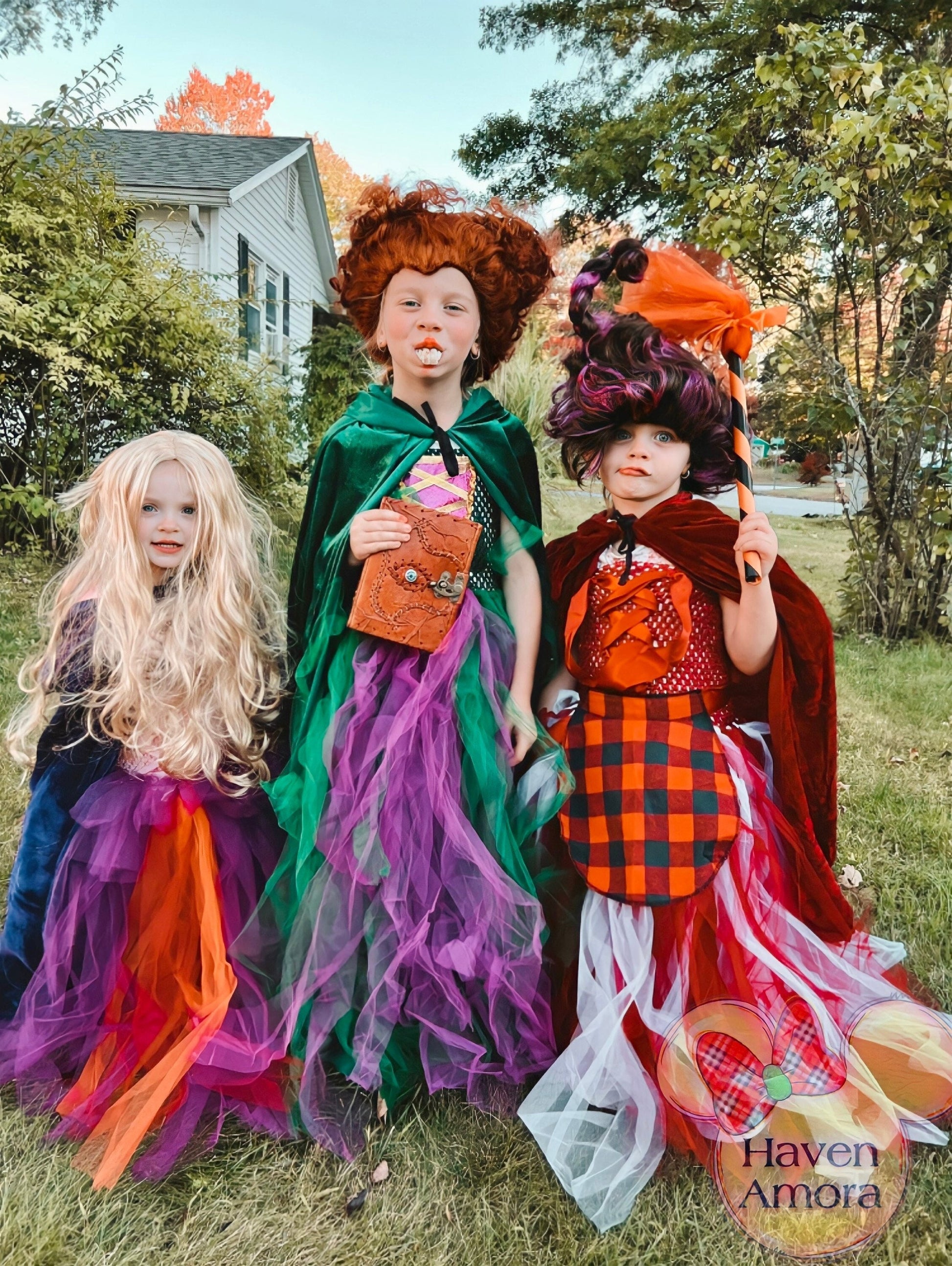 Hocus Pocus Sisters Set Toddlers Girls Winifred, Sarah, Mary