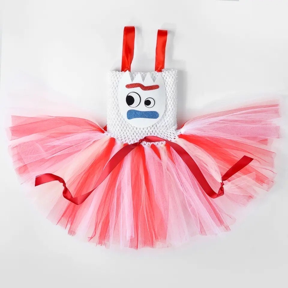 Girls Toddler Toy Story Plastic Forky Tutu Costume Dress