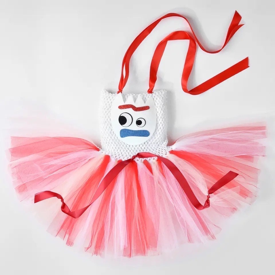 Girls Toddler Toy Story Plastic Forky Tutu Costume Dress