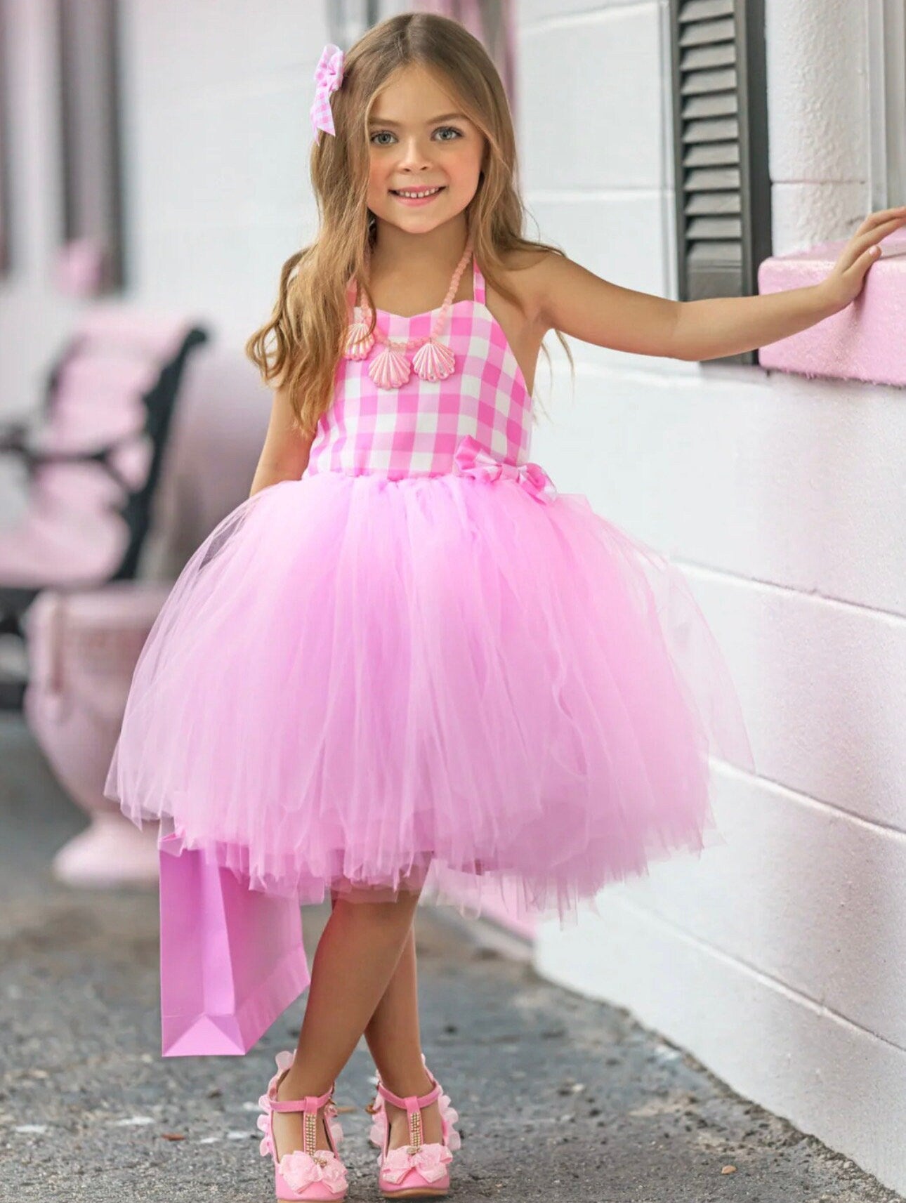Girls All Dolled Up Gingham Barb Inspired Tutu Costume